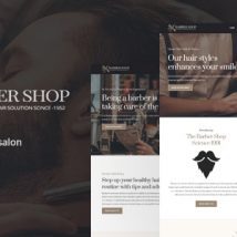 قالب HTML آرایشگاه BarberShop