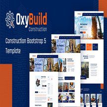 قالب HTML ساختمانی OxyBuild