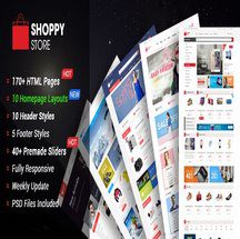 قالب HTML فروشگاهی چندمنظوره ShoppyStore