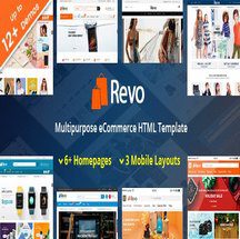 قالب HTML5 چندمنظوره Revo