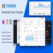 قالب مدیریتی بوت استرپ Syndron