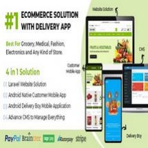 اپلیکیشن Ecommerce Solution with Delivery