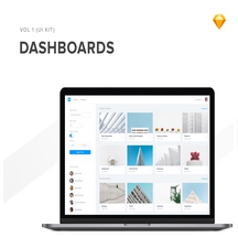 کیت رابط کاربری ۴۰ Web Dashboard UI Kit