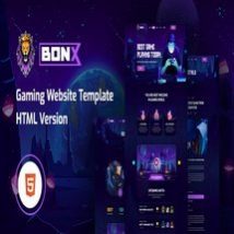 قالب HTML گیمینگ Bonx