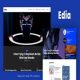 قالب HTML وبلاگ و مجله Edia