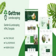 قالب HTML باغبانی و گل و گیاه Gettree