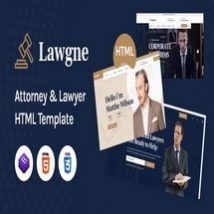 قالب HTML امور قانونی و وکالت Lawgne