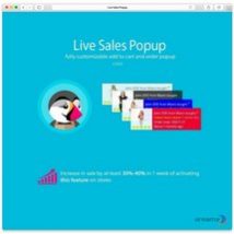 ماژول Live Sales Popup برای پرستاشاپ