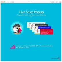 ماژول Live Sales Popup برای پرستاشاپ