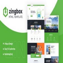 قالب HTML انرژی های تجدید پذیر Zingbox