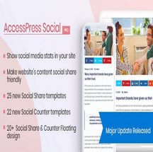 افزونه AccessPress Social Pro برای وردپرس