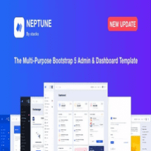 قالب بوت استرپ ۵ مدیریتی چندمنظوره Neptune