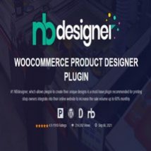 افزونه nbdesigner WooCommerce Product Designer