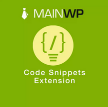 افزونه MainWP Code Snippets