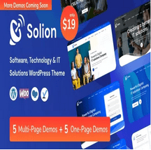 قالب تکنولوژی و فناوری اطلاعات Solion برای وردپرس