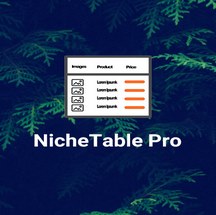 افزونه Niche Table Pro برای وردپرس