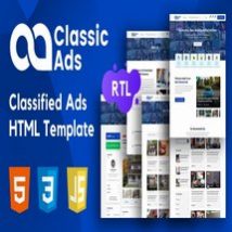 قالب HTML دایرکتوری و سایت آگهی Classicads