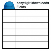 افزونه Easy Digital Downloads Fields