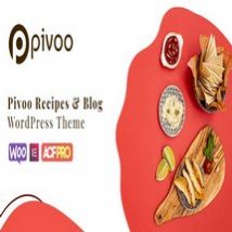 قالب وبلاگ آموزش آشپزی Pivoo برای وردپرس