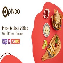 قالب وبلاگ آموزش آشپزی Pivoo برای وردپرس