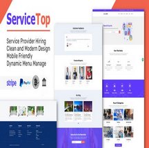 اسکریپت php فروش و ارائه خدمات ServiceTop