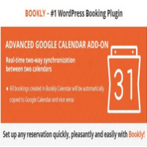 ادآن Bookly Advanced Google Calendar برای بوکلی