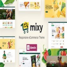 قالب سوپرمارکت Mixy برای وردپرس