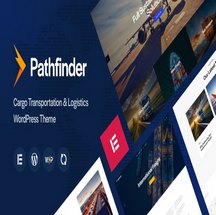 قالب خدمات حمل و نقل و تدارکات Pathfinder برای وردپرس
