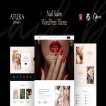 قالب سالن آرایش و زیبایی Atura برای وردپرس