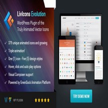 افزونه LivIcons Evolution برای وردپرس