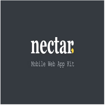 کیت وب اپلیکیشن HTML موبایلی Nectar