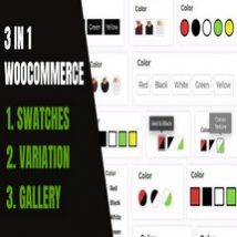 افزونه WooCommerce Variation Swatches And Additional Gallery
