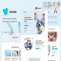 کیت تمپلیت دندانپزشکی و ارتودنسی Usmile برای المنتور