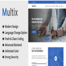 اسکریپت Codeigniter مدیریت محتوای چندمنظوره Multix