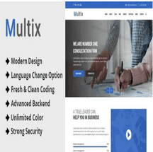 اسکریپت Codeigniter مدیریت محتوای چندمنظوره Multix