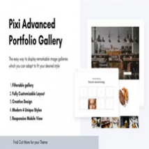 افزونه Pixi Advanced Portfolio برای وردپرس