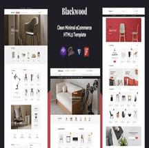 قالب HTML مینیمال فروشگاهی Blackwood