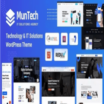 قالب IT و تکنولوژی Muntech راستچین برای وردپرس