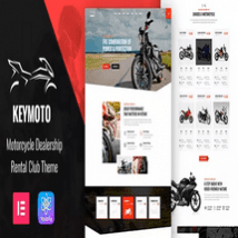 قالب فروش و اجاره موتورسیکلت Keymoto برای وردپرس