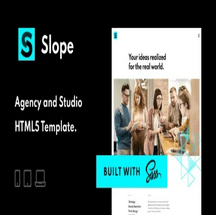 قالب HTML استودیو خلاقیت Slope