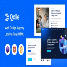قالب HTML طراحی سایت Qoll
