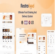قالب سفارش آنلاین غذا RestroFood برای وردپرس