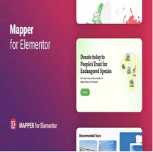 افزونه نقشه جهان تعاملی Mapper برای المنتور