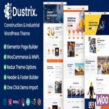 قالب ساختمان سازی Dustrix برای وردپرس