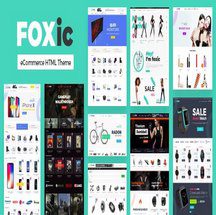 قالب HTML فروشگاهی Foxic