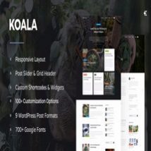 دانلود قالب وبلاگ Koala برای وردپرس