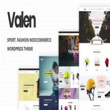 دانلود قالب وردپرسی Valen Sport, Fashion برای ووکامرس