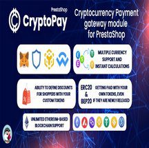 ماژول پرداخت کریپتوکارنسی CryptoPay PrestaShop