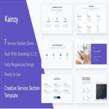 قالب HTML خدماتی Kainzy