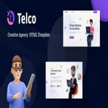 قالب HTML شرکتی Telco